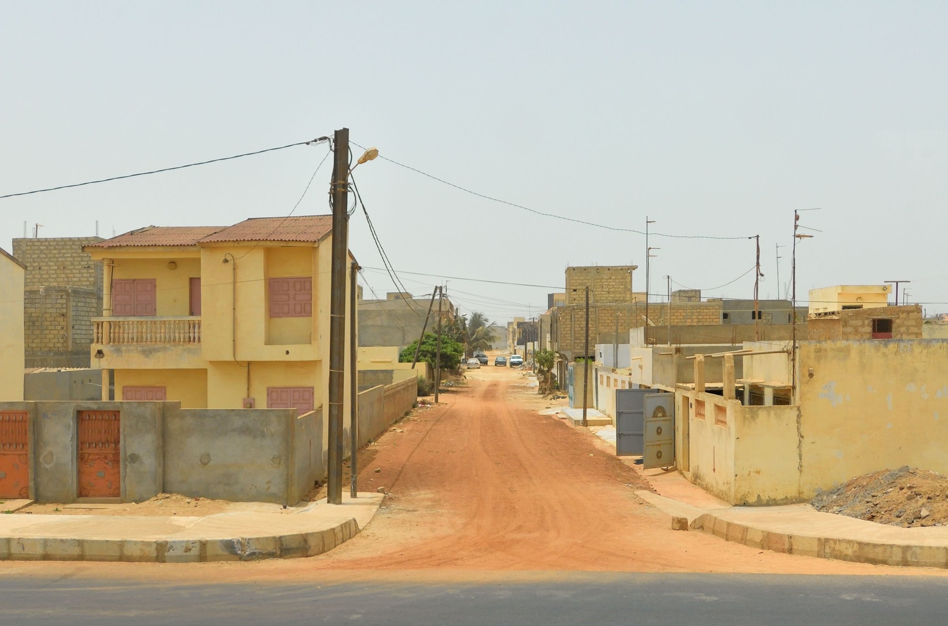 Senegal Rural Street Scene